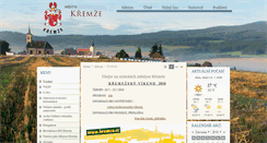 Desktop Screenshot of kremze.cz